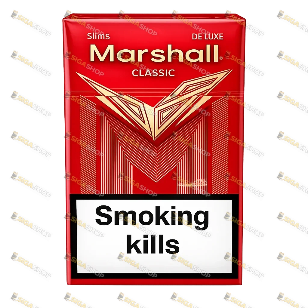 Marshall Slims Red CLASSIC — классические тонкие сигареты Slims
