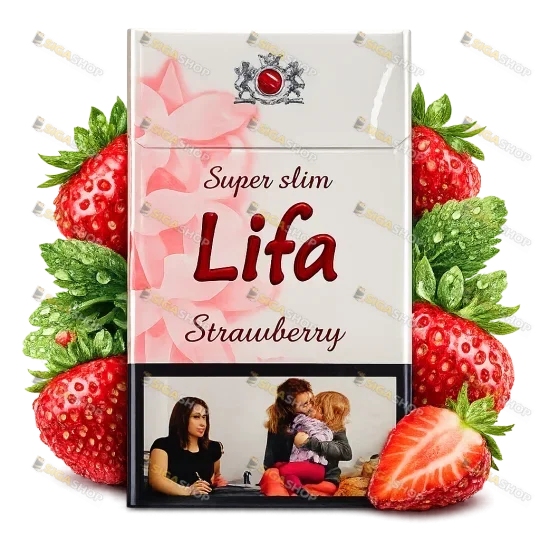 Lifa Super Slims Strawberry — клубничный супер слимс