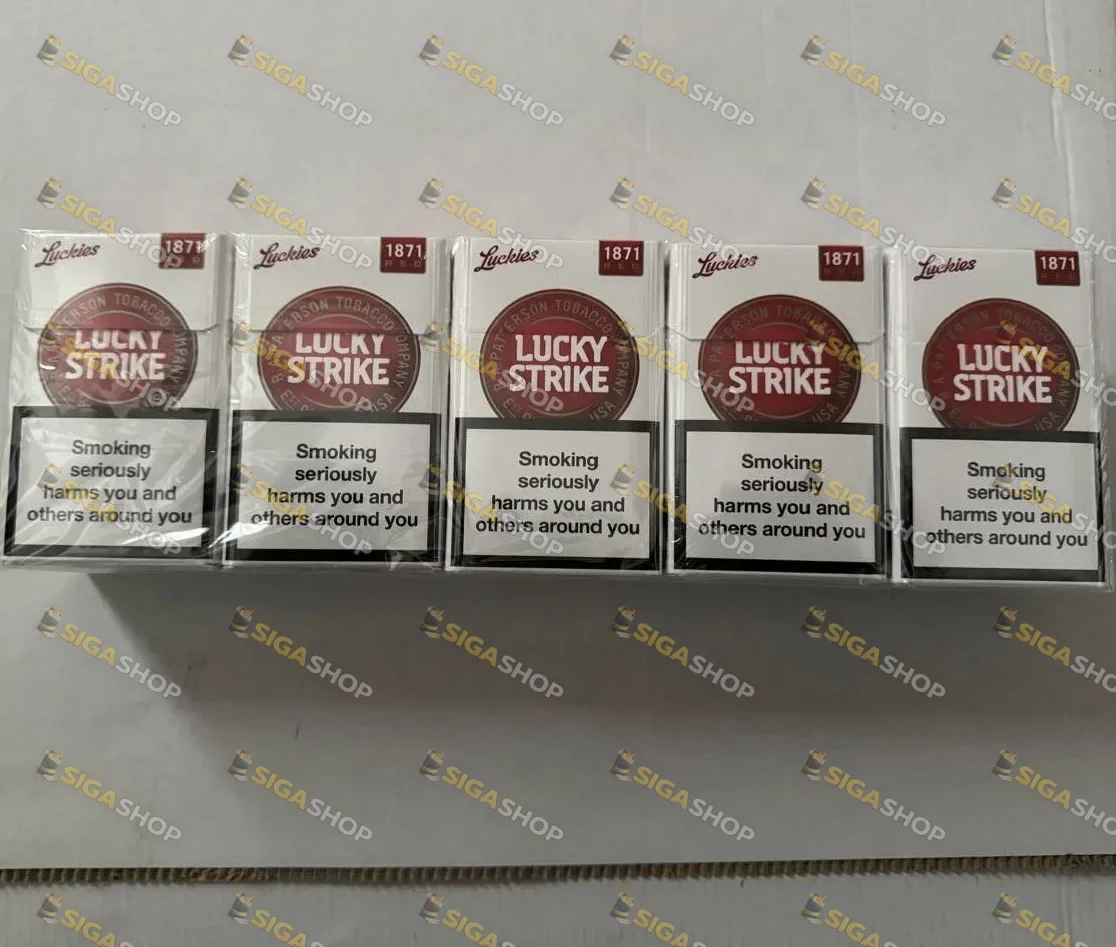 Lucky Strike Red KS — сигарети King Size Круг