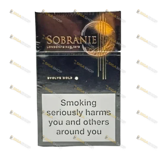 Сигарети Sobranie KS Evolve Gold з турбо фільтром