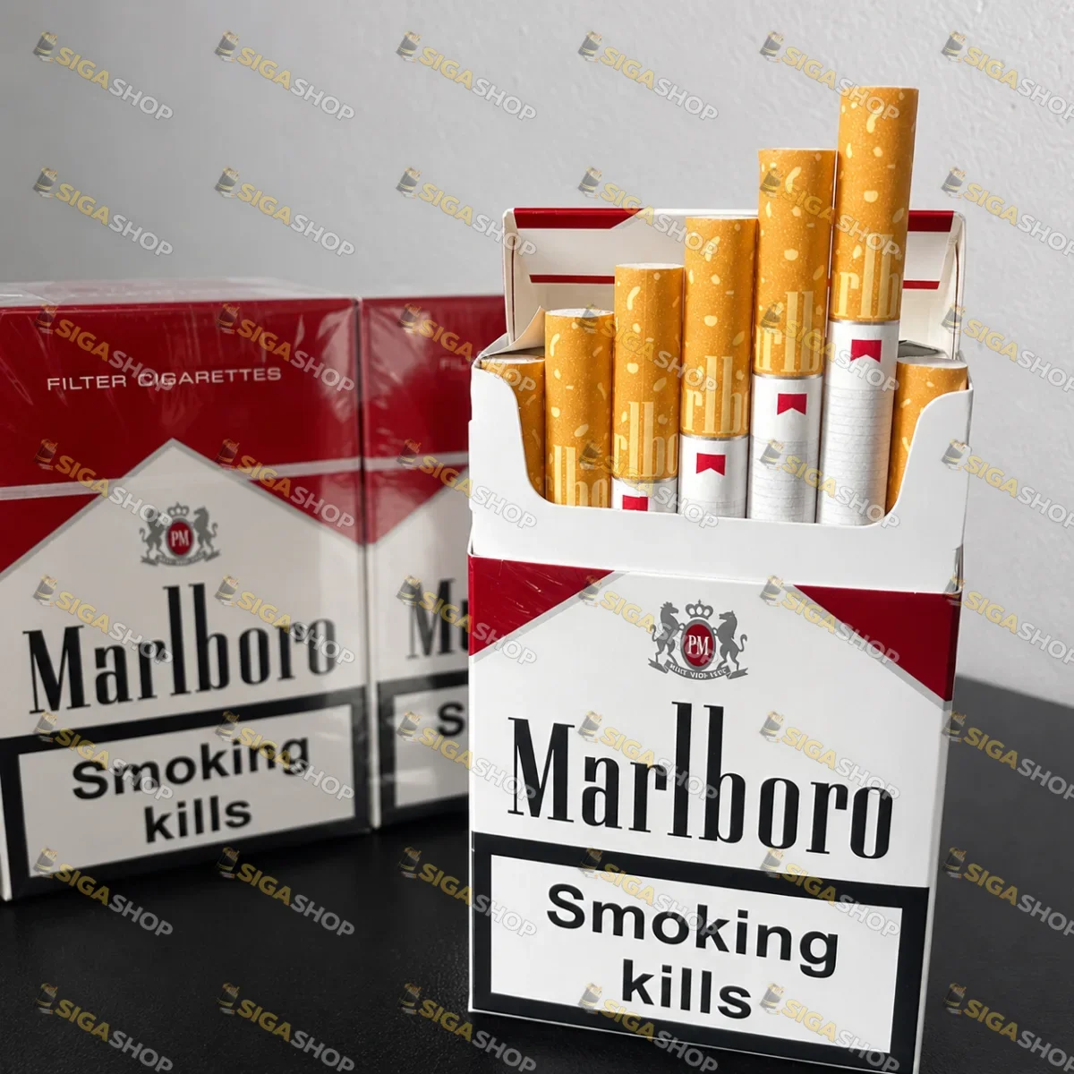 Marlboro Red KS Золоте Кільце (Флажок)